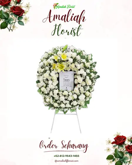 Krans Bunga Duka Sei Merbau